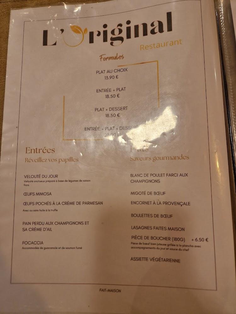 L'Original - Menu Image 2