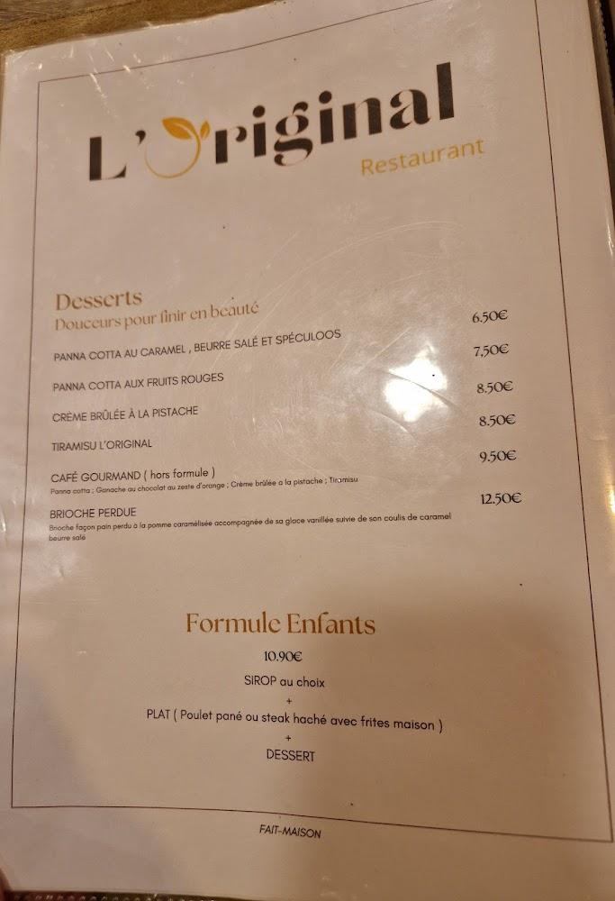 L'Original - Menu Image 3