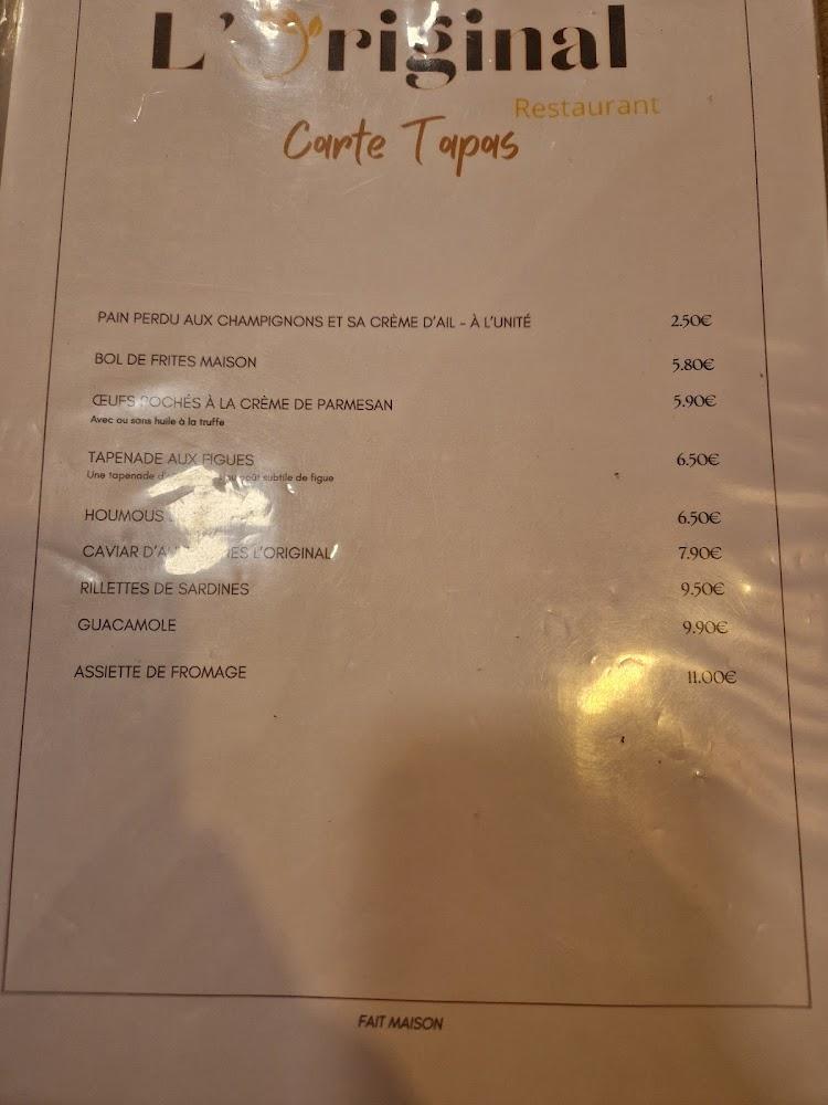 L'Original - Menu Image 4